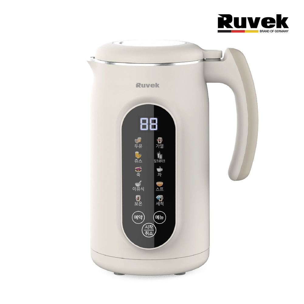 루베크 대용량 두유 메이커 1.2L 죽 이유식 주스 밀크쉐이크 스프 보온 제조기