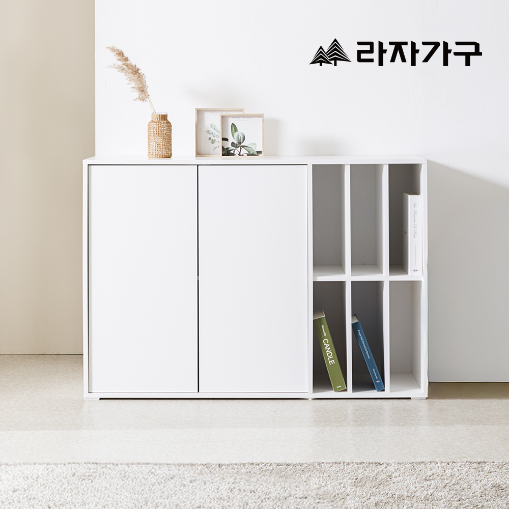 라자가구 모아 E0 모듈 다용도 거실 2단 LP 수납장 1200 - 상세 이미지 3