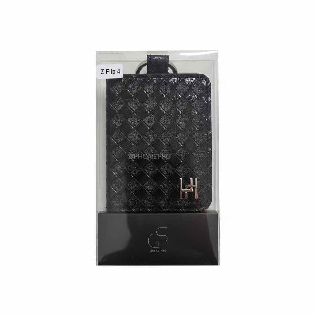 [RAFFINE] 라피네 로마 케이스 GS 블랙, 갤럭시Z플립4 F721 - 상품 이미지