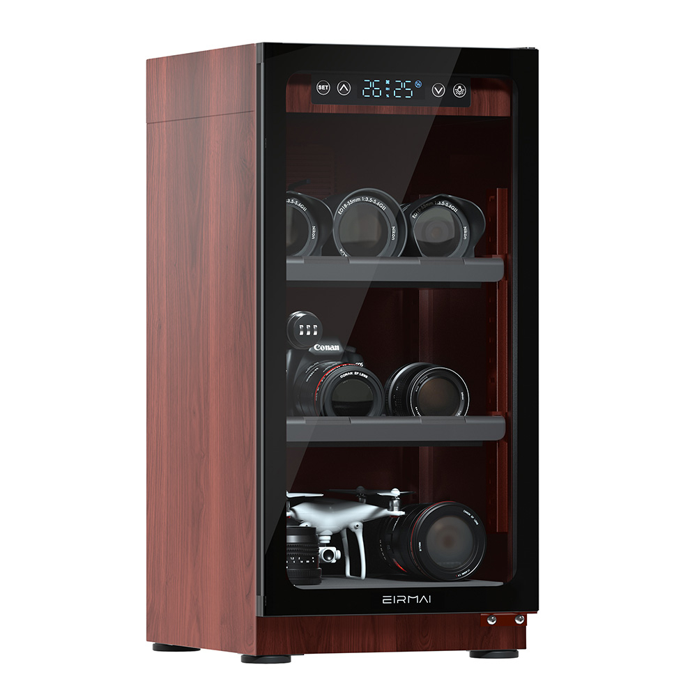 EIRMAI MRD-55WPRO 카메라 제습함 보관함 우드 50L - 상품 이미지