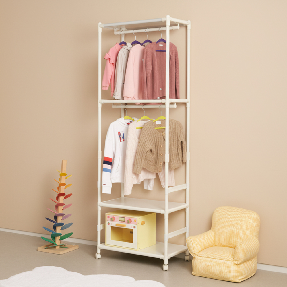 아기 행거 유아행거 다걸어 3단