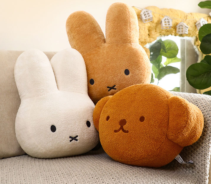VIPO X Miffy 미피 쿠션 베개 인테리어 의자 등쿠션 소파