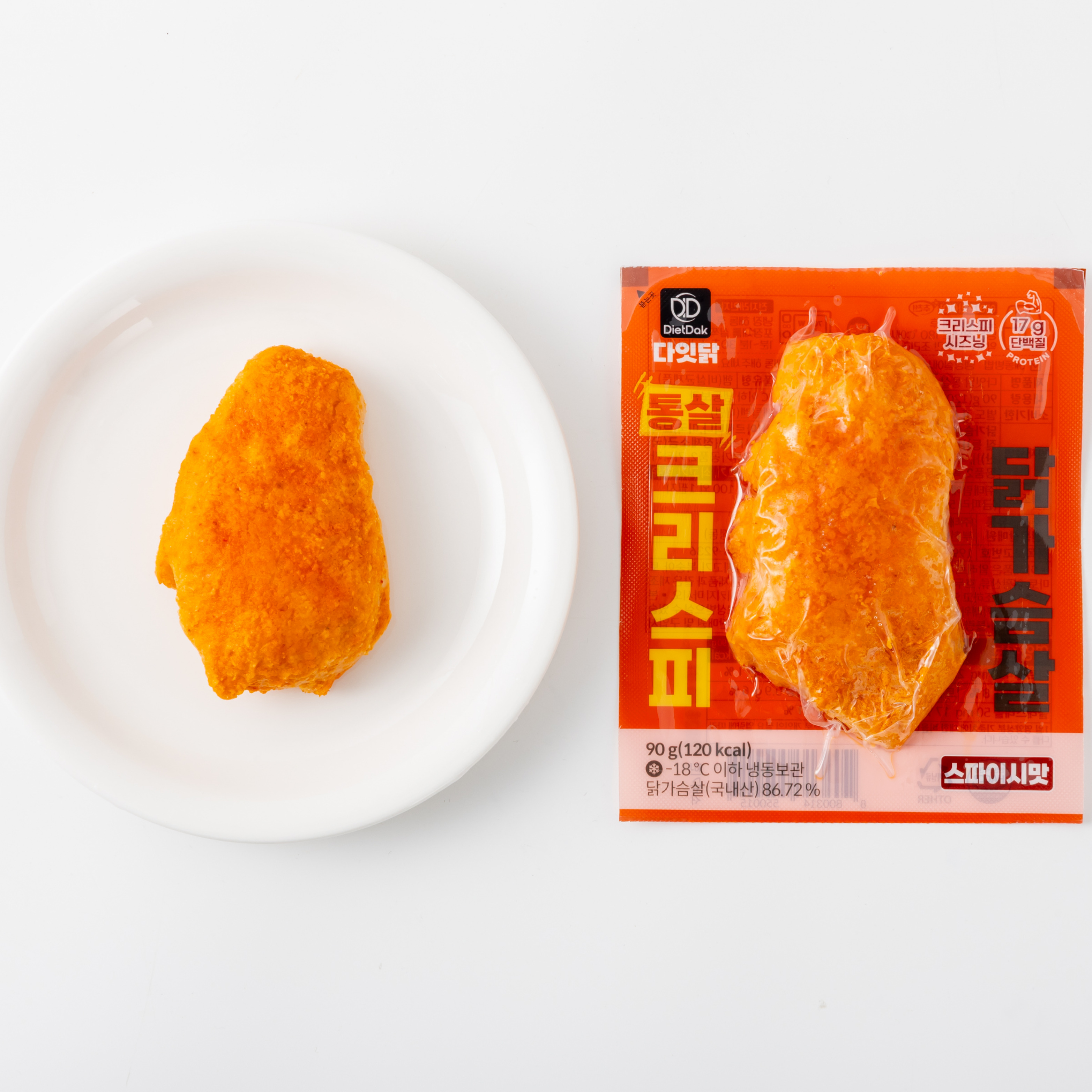 다잇닭 통살 크리스피 닭가슴살 스파이시맛, 90g, 30개 - 상세 이미지 4