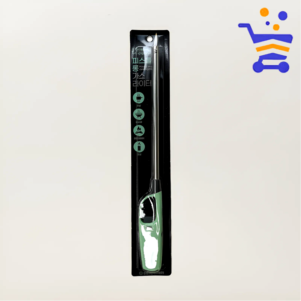 피스톨 롱 가스라이터 향초 촛불 불총 라이터 가스점화기 랜덤색상