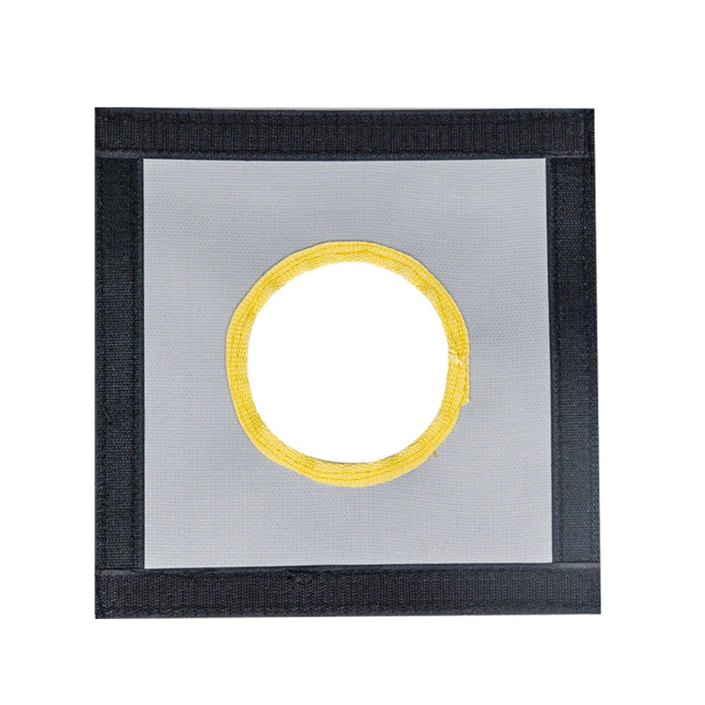 화목난로 홀잭 연통 구멍 DIY 화상방지 보호 내열 텐트 스킨 키트 이중 커버 관통 10cm 24.5x24.5cm - 상세 이미지 4