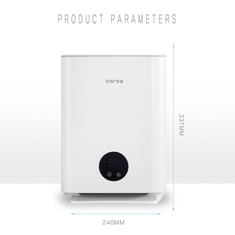 캐로스 UV살균 자연 기화식 가습기 대용량 통세척 사무실 공기청정 세척편한 아이방 무드등