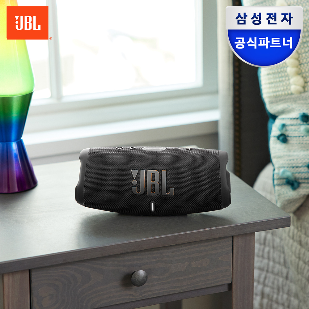 삼성공식파트너 JBL CHARGE6 휴대용 캠핑용 블루투스 스피커 블랙 제품 이미지