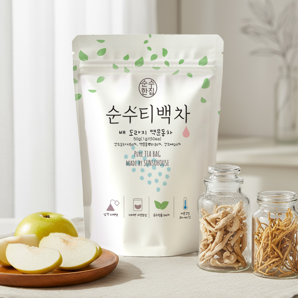 1+1 티백 50개입 배도라지맥문동차 좋은 이미지 4