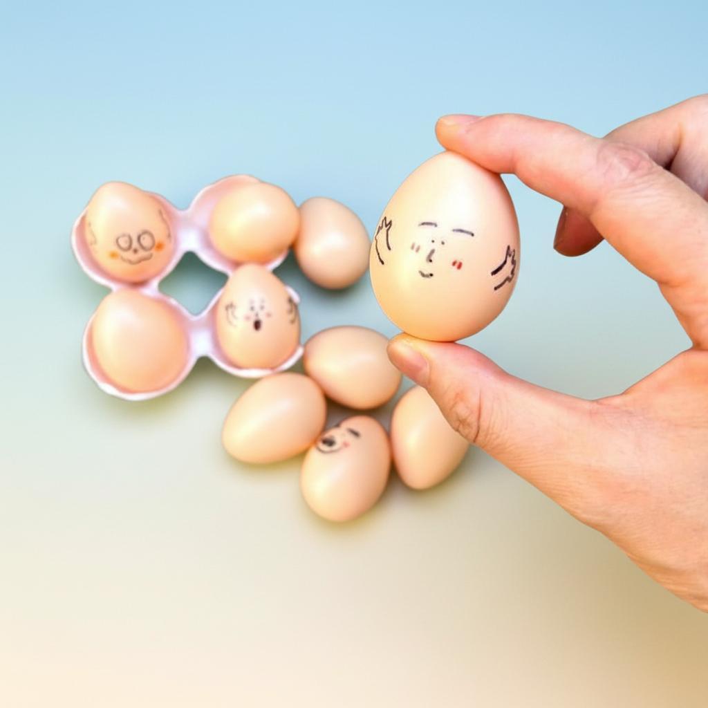 모형초란 가짜 계란 부활절 꾸미기 - 상품 이미지
