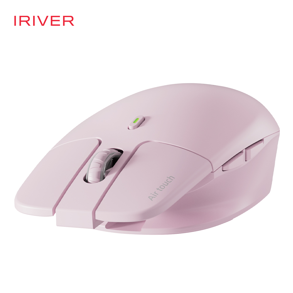 아이리버 항균 충전식 멀티페어링 초경량 블루투스 저소음 무선 마우스 Air Light Fit 핑크 - 상세 이미지 2