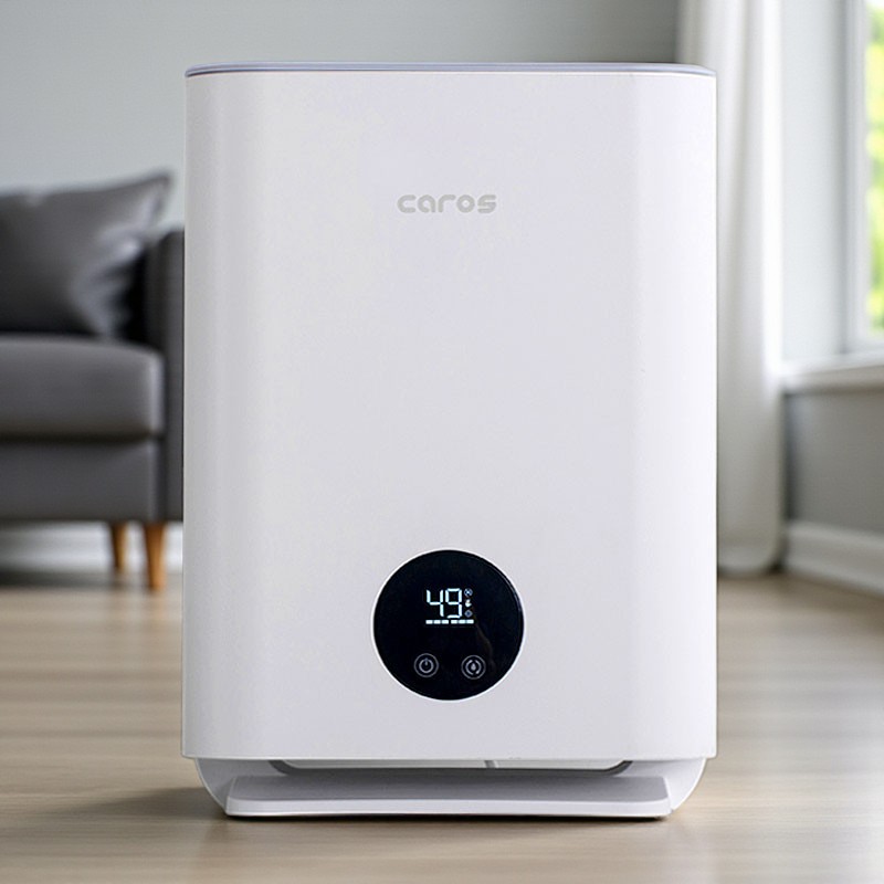캐로스 UV살균 자연 기화식 가습기 대용량 통세척 사무실 공기청정 세척편한 아이방 무드등