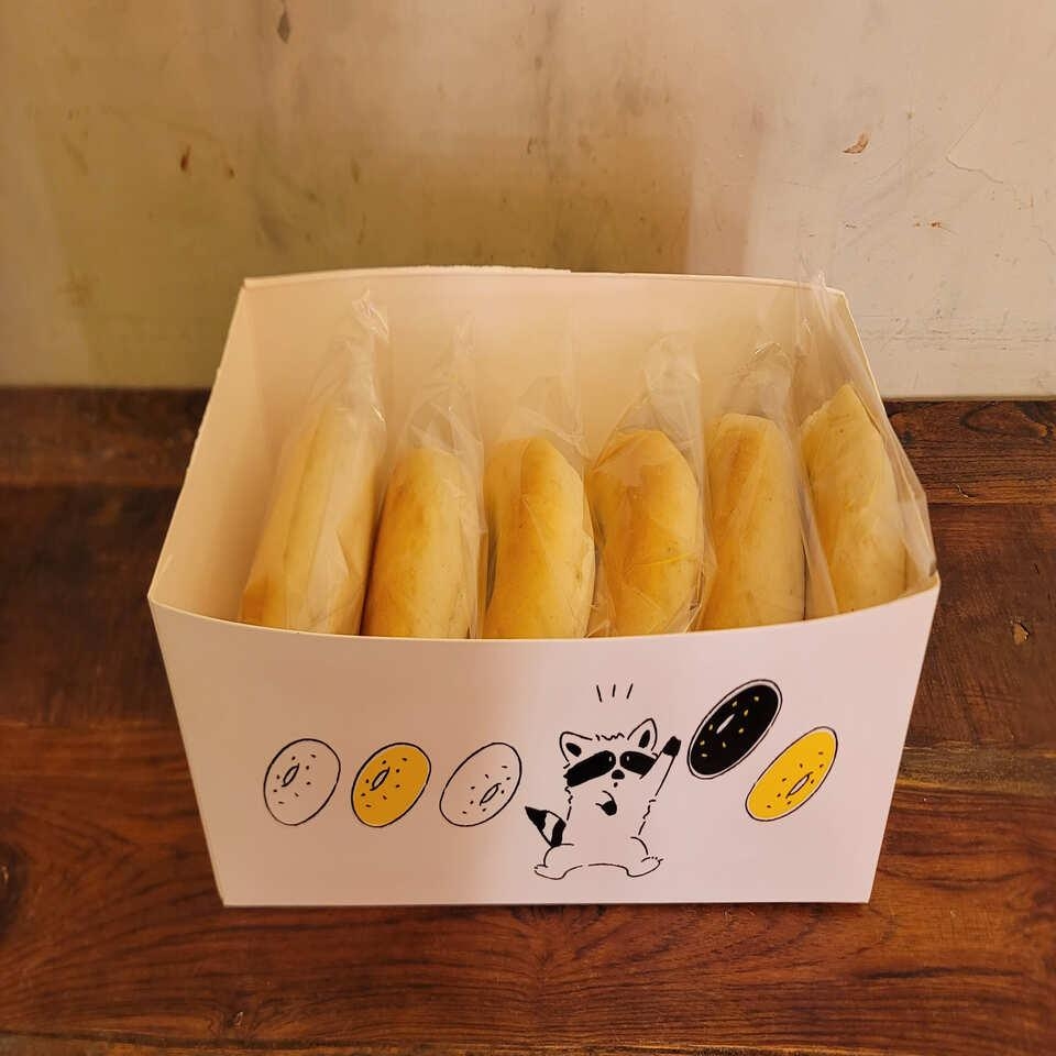 메가마트 너구리 베이글 플레인베이글 6개 세트 540g - 상품 이미지