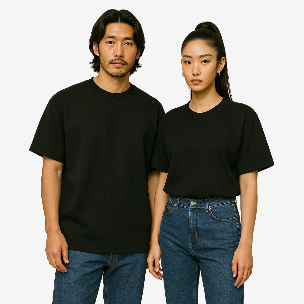 샤카웨어 7.5oz 맥스 헤비웨이트 반팔티 BLACK 제품 이미지