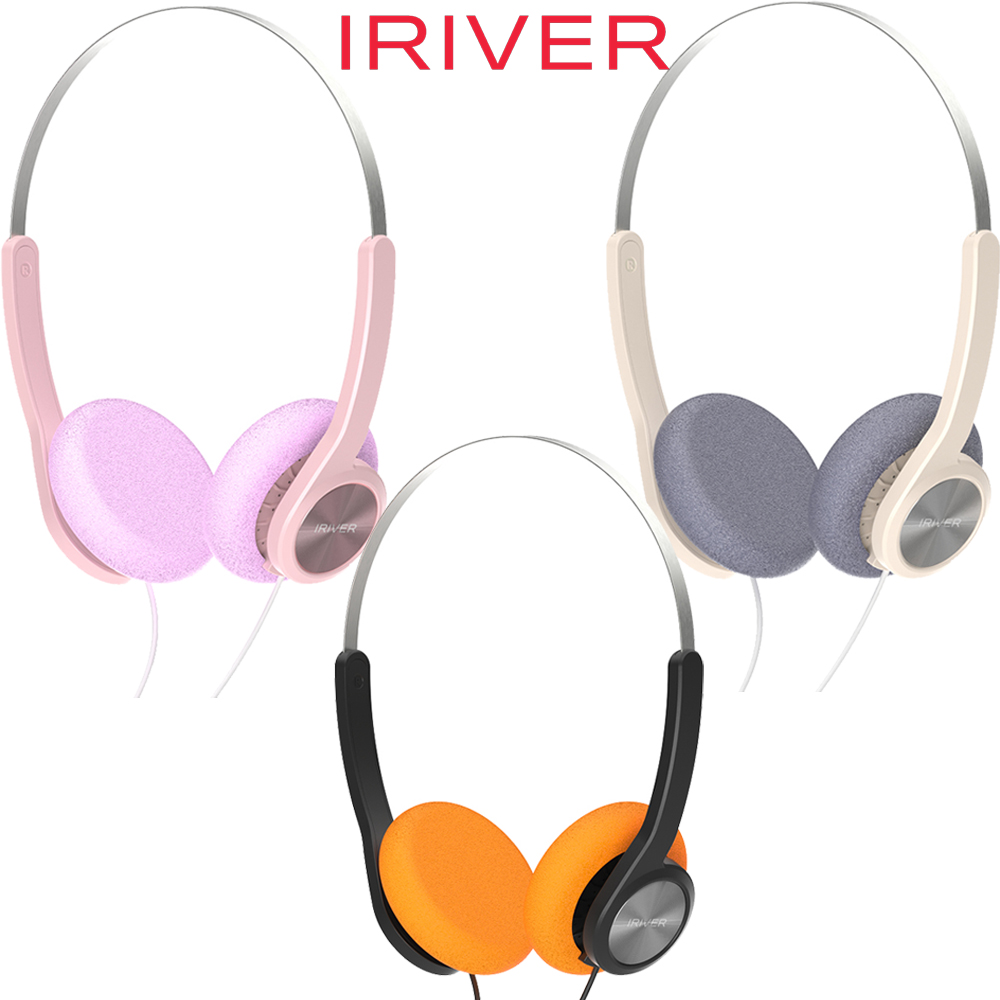 아이리버 C타입+USB 오픈형 레트로 메탈 유선 헤드폰 온이어 경량 루미나 제품 이미지