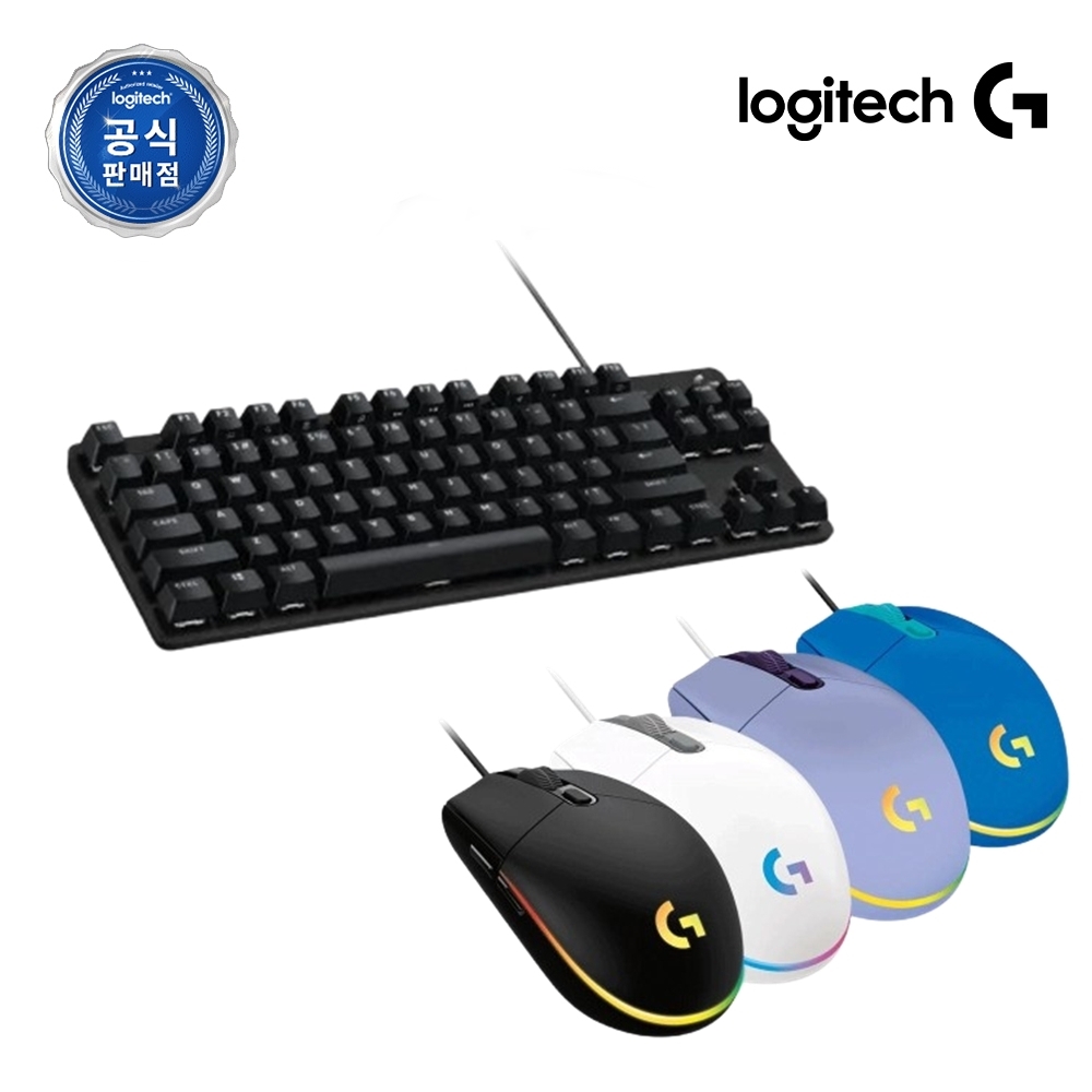 로지텍코리아 G413 SE Full/TKL + G102 게이밍 콤보 [포인트 키캡 포함(택1)] - 상세 이미지 3