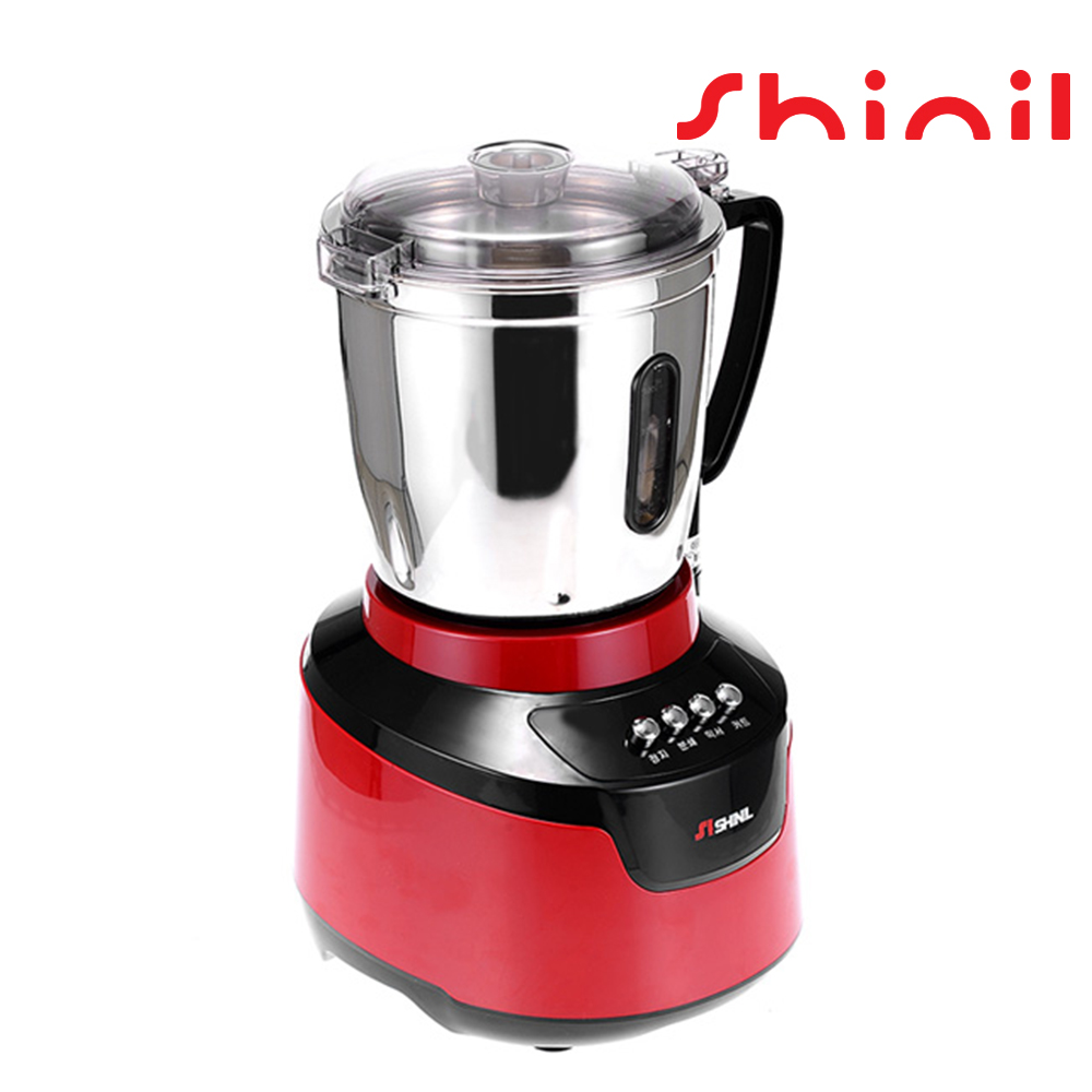신일 대용량 믹서기 4L 분쇄기 스테인리스 가정용 김장용 양념 커트 분쇄 과일주스