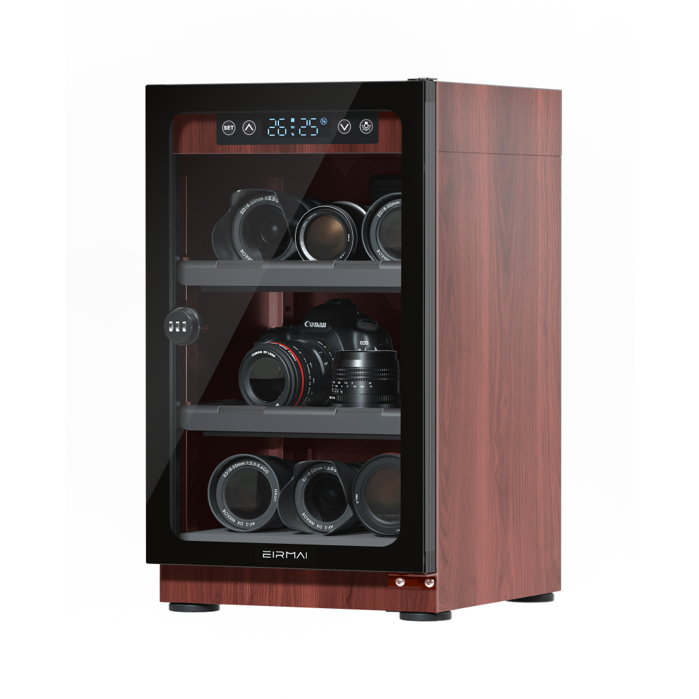 EIRMAI MRD-45WPRO 카메라 제습함 보관함 우드 40L - 상품 이미지