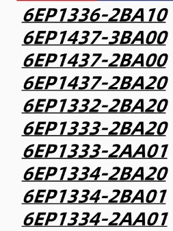 6EP1436-2BA10 6EP1336-2BA10 6EP1437-3BA00 6EP1337-3BA00 6EP1336-3BA10 6EP1437-3BA10