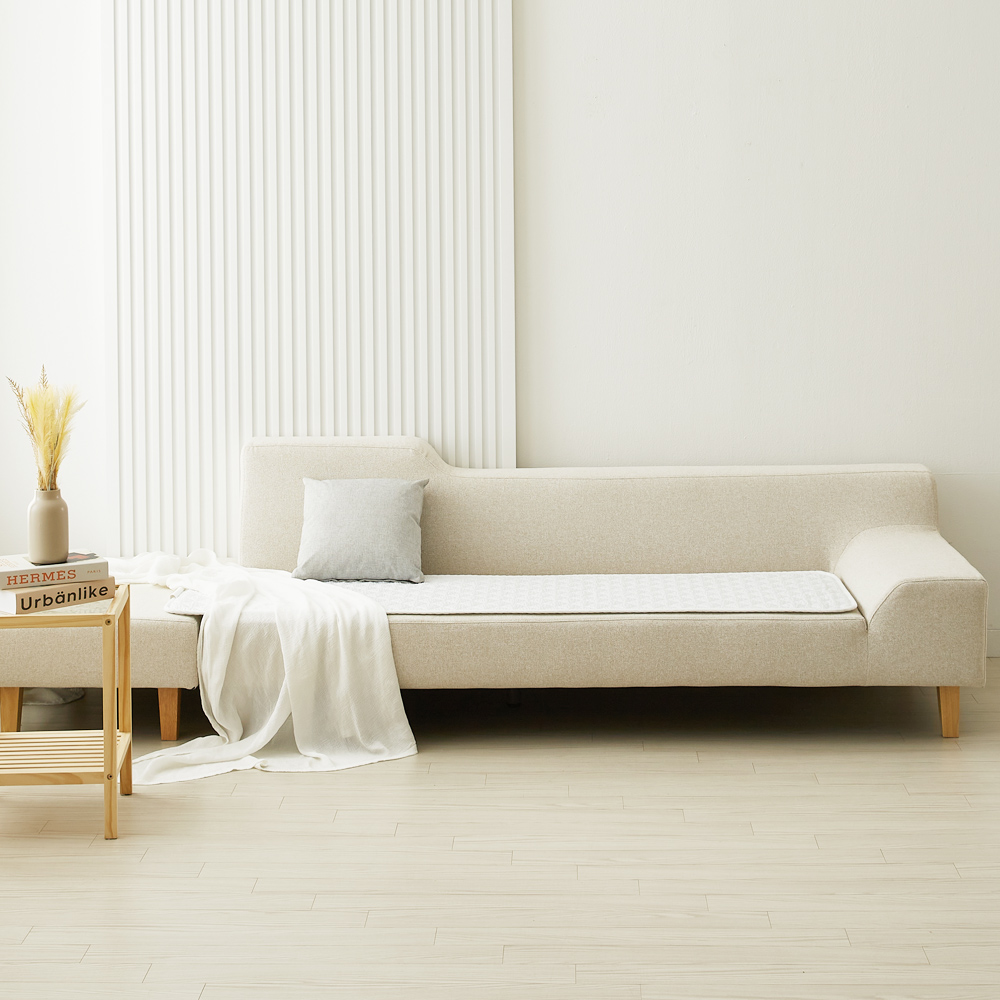 더안 시어서커 EMF 사계절용 카본 탄소매트 전기장판 화이트 미니싱글, 50x180cm 이미지 8