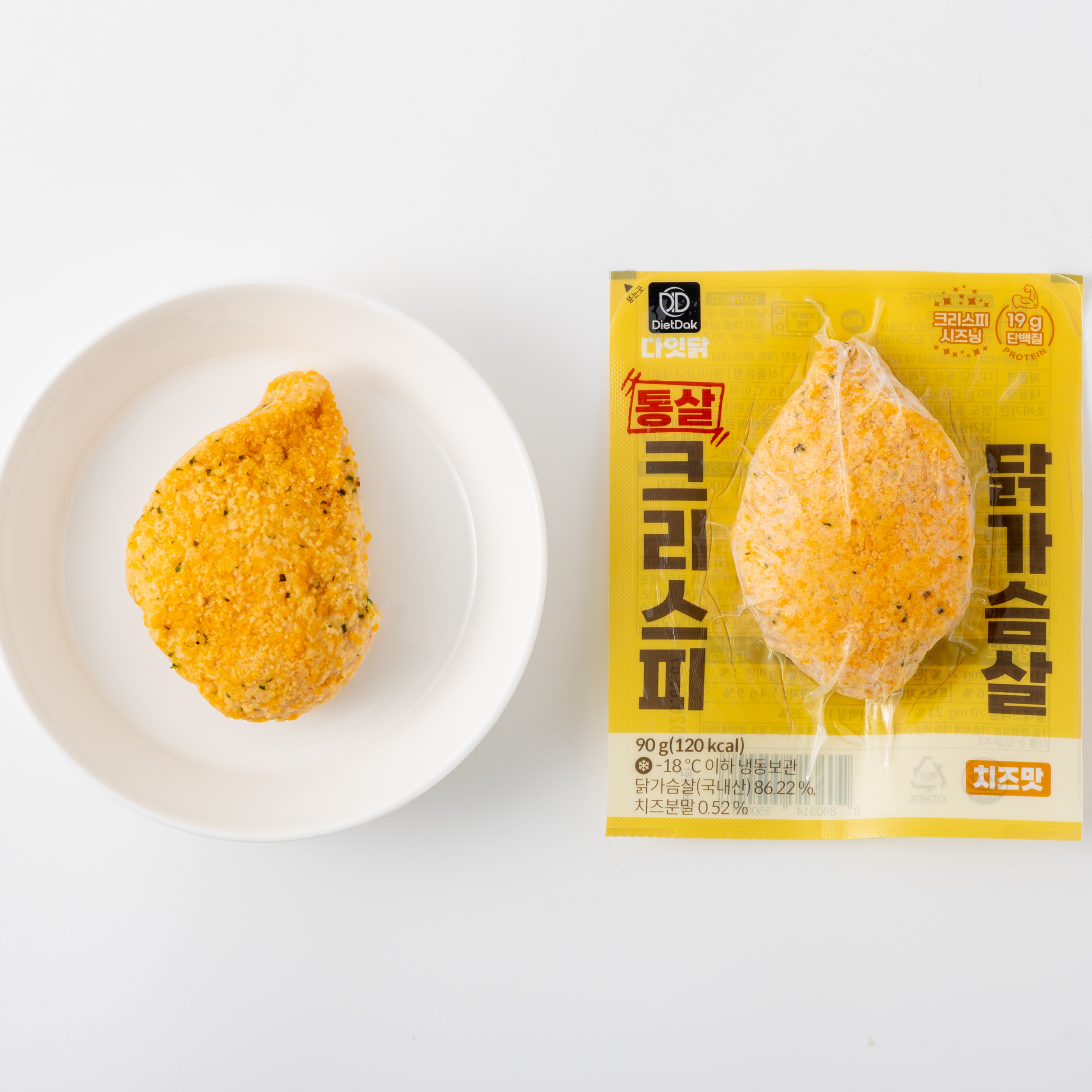 다잇닭 통살 크리스피 닭가슴살 치즈맛, 90g, 30개 - 상세 이미지 4
