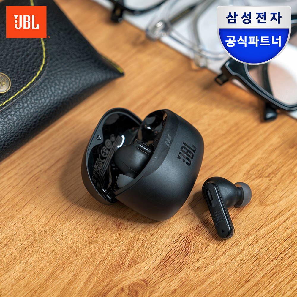 삼성공식파트너 JBL TUNE BEAM2 블루투스 이어폰 노이즈캔슬링 블랙 제품 이미지