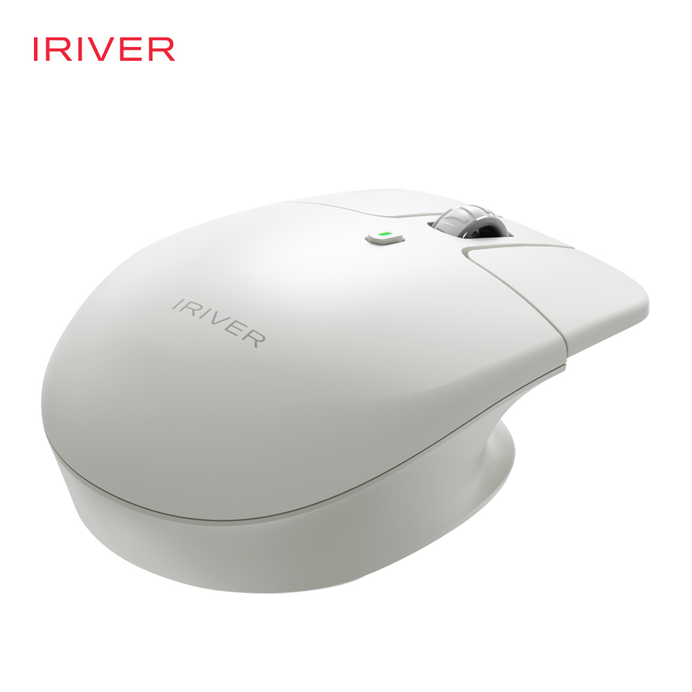 아이리버 항균 충전식 멀티페어링 초경량 블루투스 저소음 무선 마우스 Air Light Fit 화이트 이미지 8