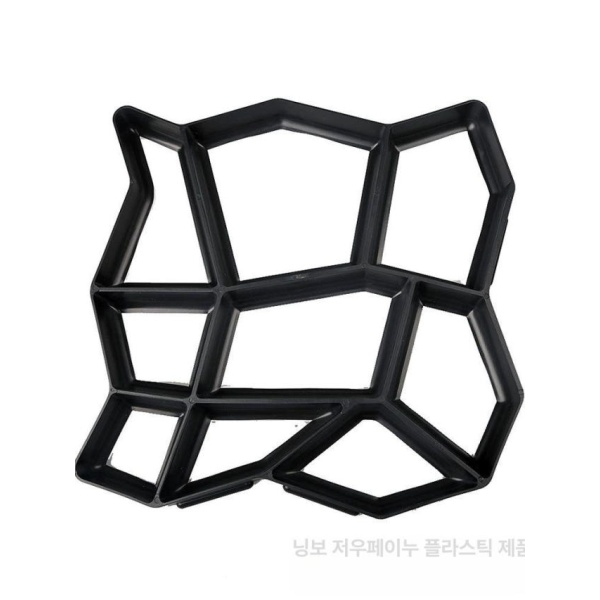 DIY 정원 징검다리 디딤석 금형 거푸집 보도블럭 셀프시공 6 다각형 1 조각 30x30cm - 상품 이미지
