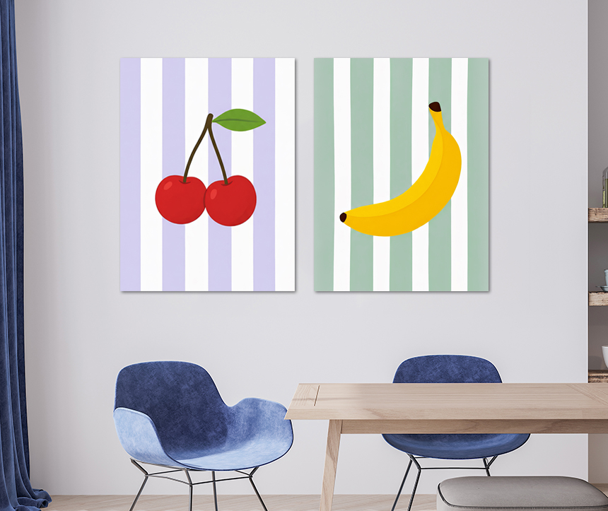 과즙 사과 그림 인테리어 액자 거실 주방 현관 카페 사무실 팝아트 중형 - 상세 이미지 4