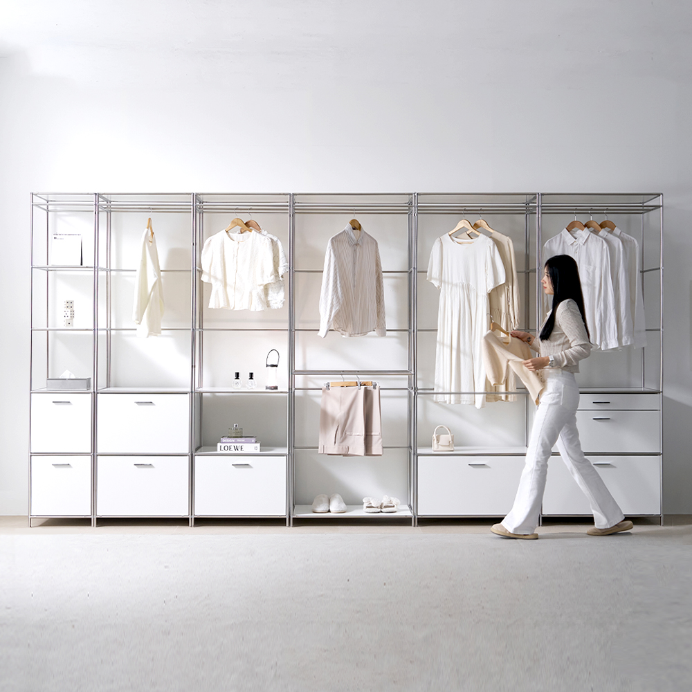 세렌핏 모듈 미드센츄리 옷장 서랍장 멀티 시스템 헹거 400