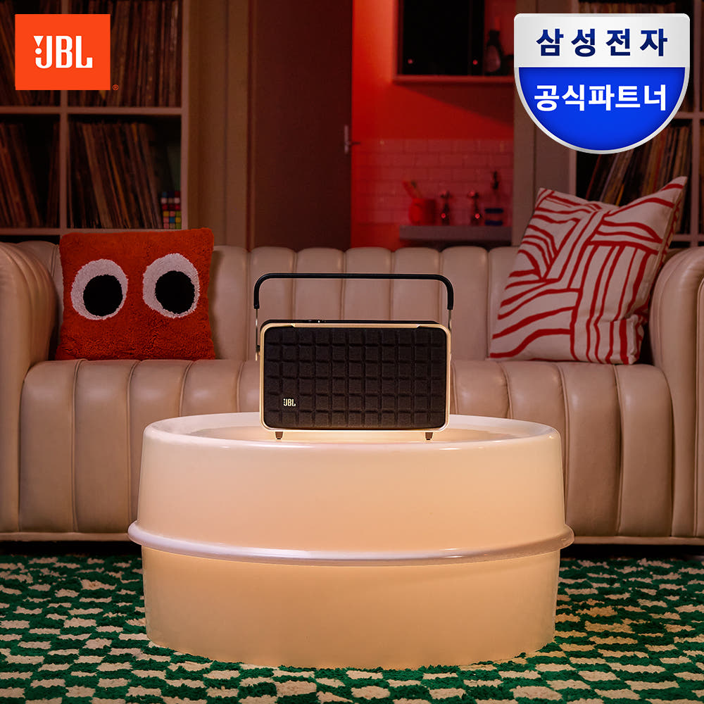 이동이 편한 고음질 AI 스피커 JBL Authentics 300 1+1 패키지