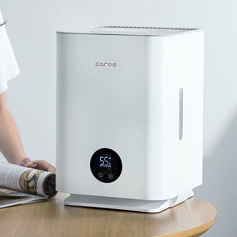 캐로스 UV살균 자연 기화식 가습기 대용량 통세척 사무실 공기청정 세척편한 아이방 무드등