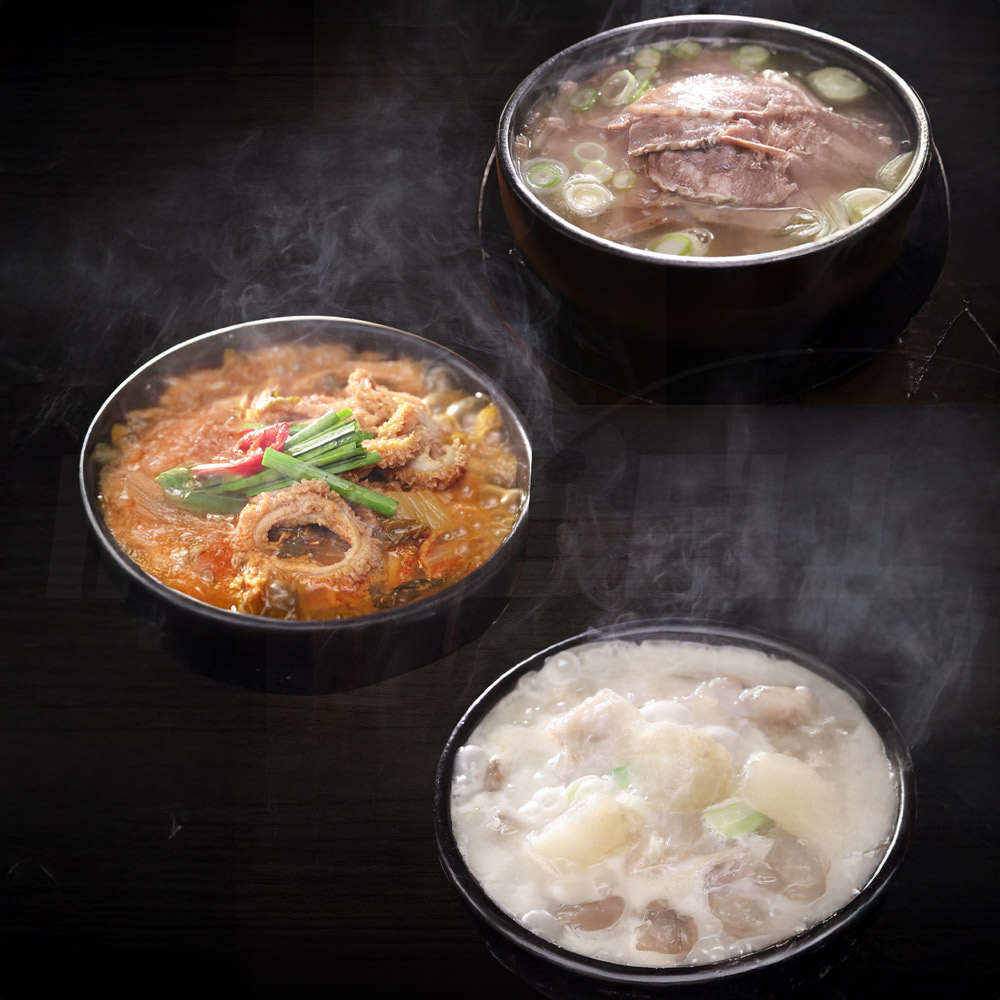 심가네 맛집 베스트 3종 노다지 한우 소머리곰탕 영양 양곰탕 궁중 도가니탕 즉석 사골 곰탕 - 상세 이미지 2