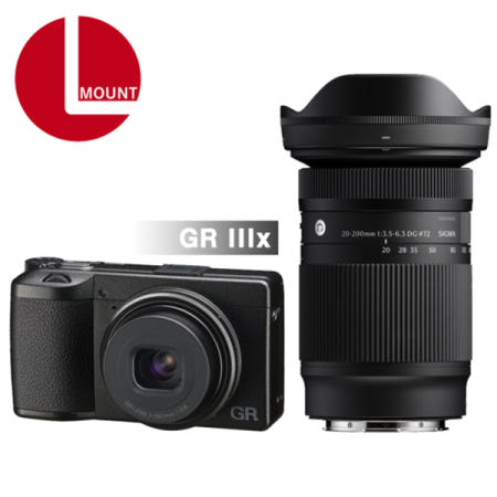 시그마 시그마 20-200mm F3.5-6.3 DG Contemporary L마운트 + GR3X