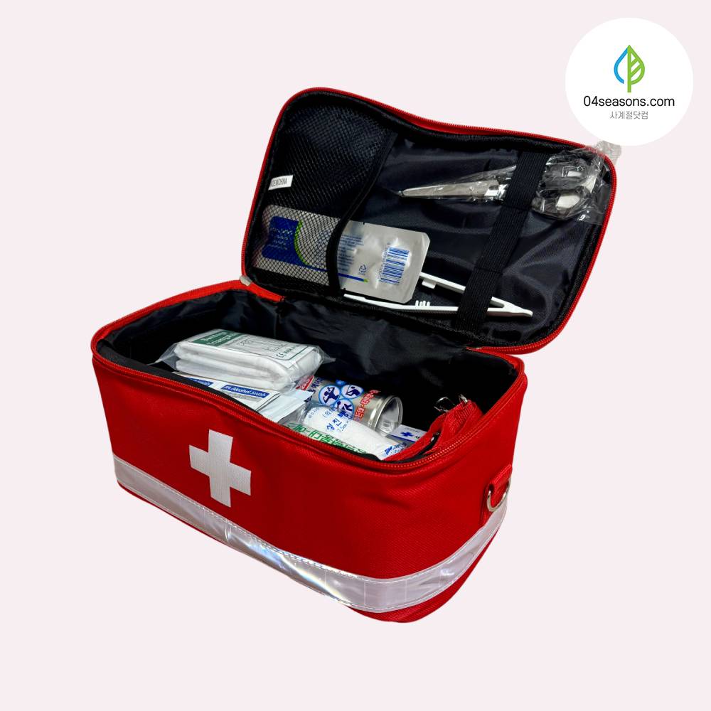 (18종 세트) 가정용 구급함 휴대용 구급상자 FIRSTAIDKIT 구급가방 응급처치키트 이미지 6
