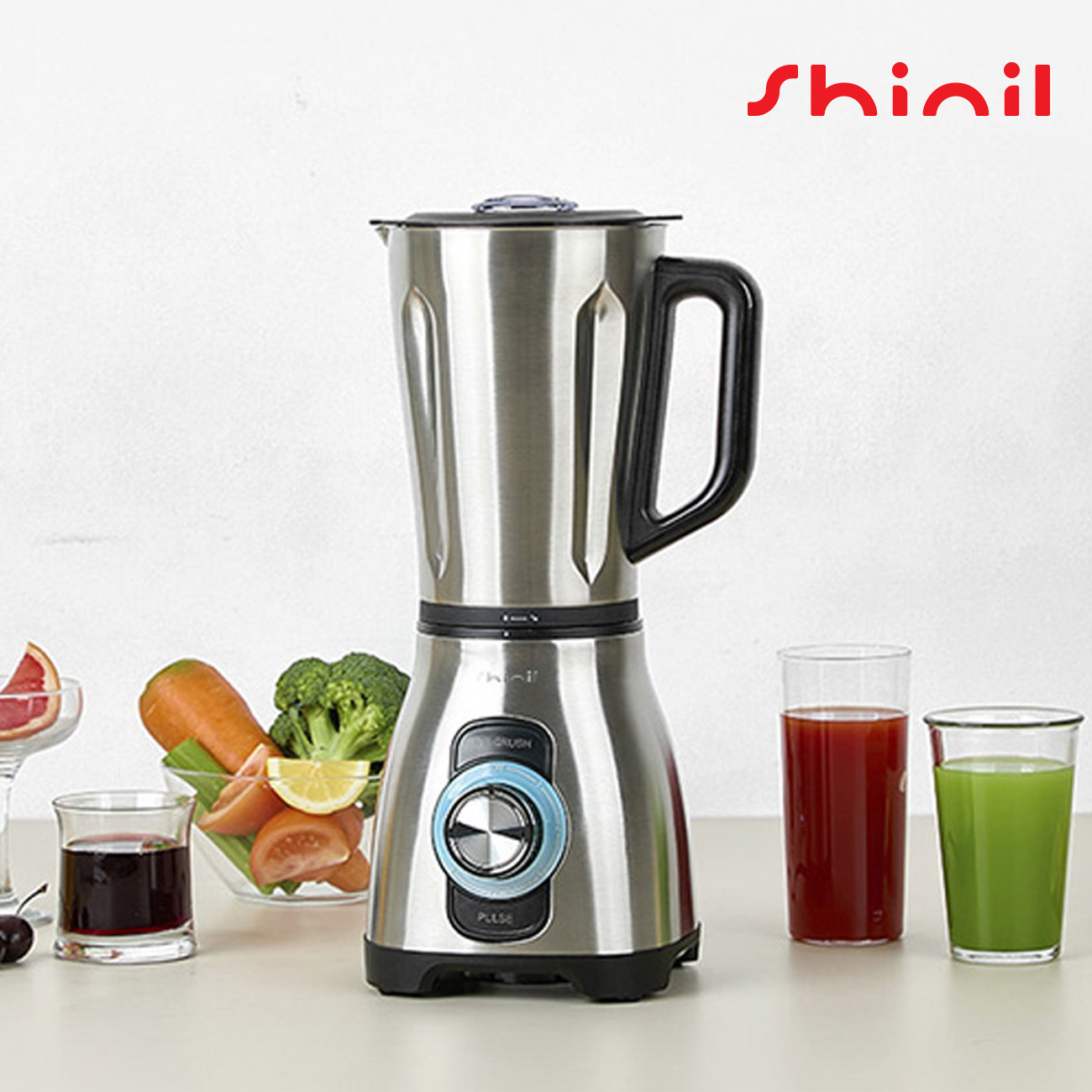 신일 얼음 믹서기 스무디 과일 건강 주스 초고속 분쇄기 가벼운 스텐용기