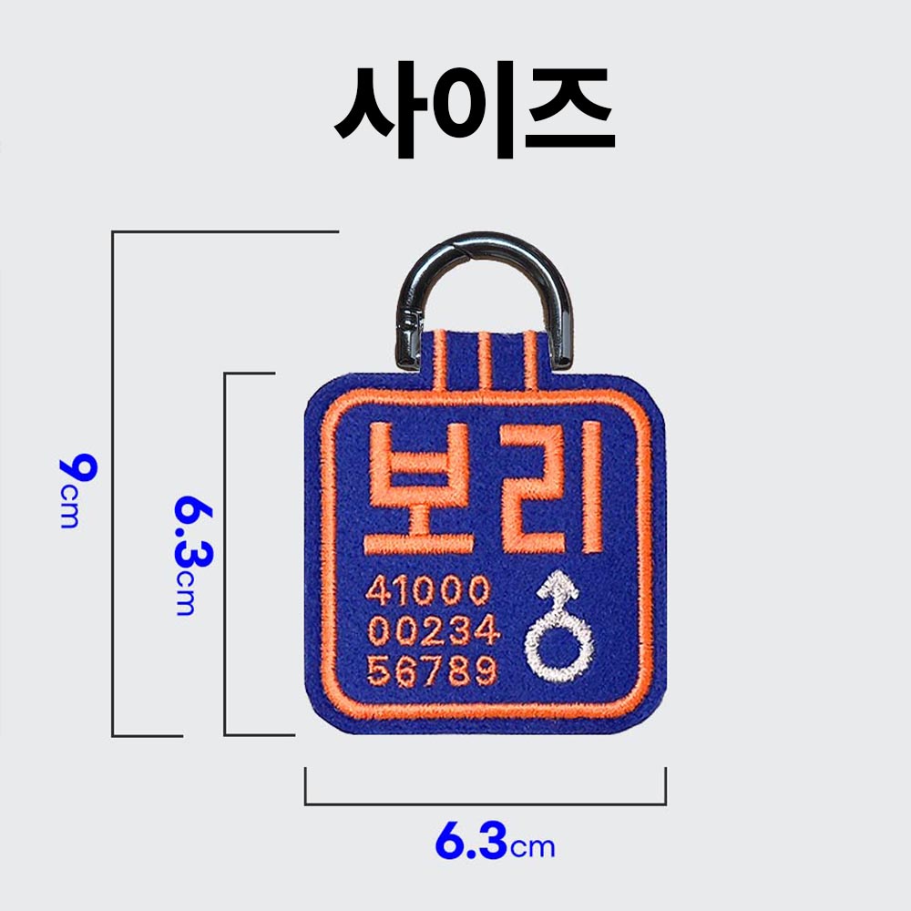 애견 대형견인식표 반려견 대형견이름표 강아지명찰 네임택 이미지 4