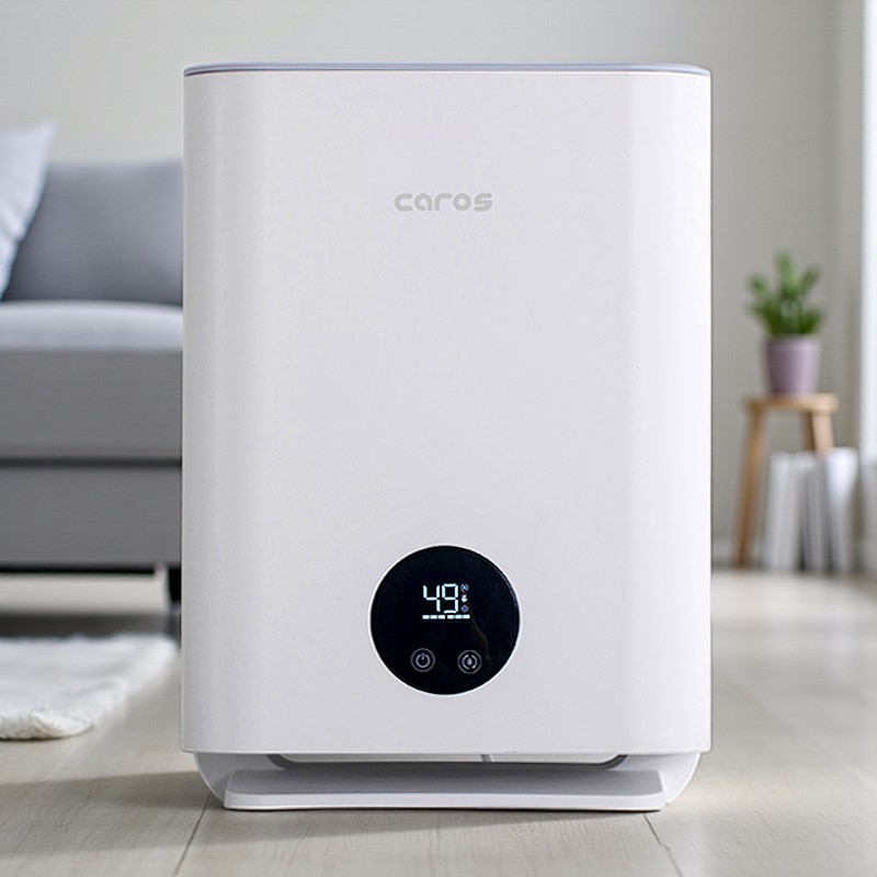 캐로스 UV살균 자연 기화식 가습기 대용량 통세척 사무실 공기청정 세척편한 아이방 무드등