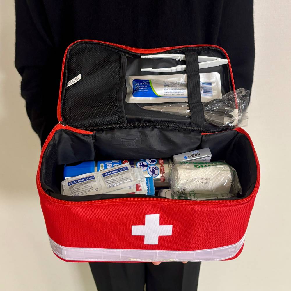 (18종 세트) 가정용 구급함 휴대용 구급상자 FIRSTAIDKIT 구급가방 응급처치키트 이미지 8