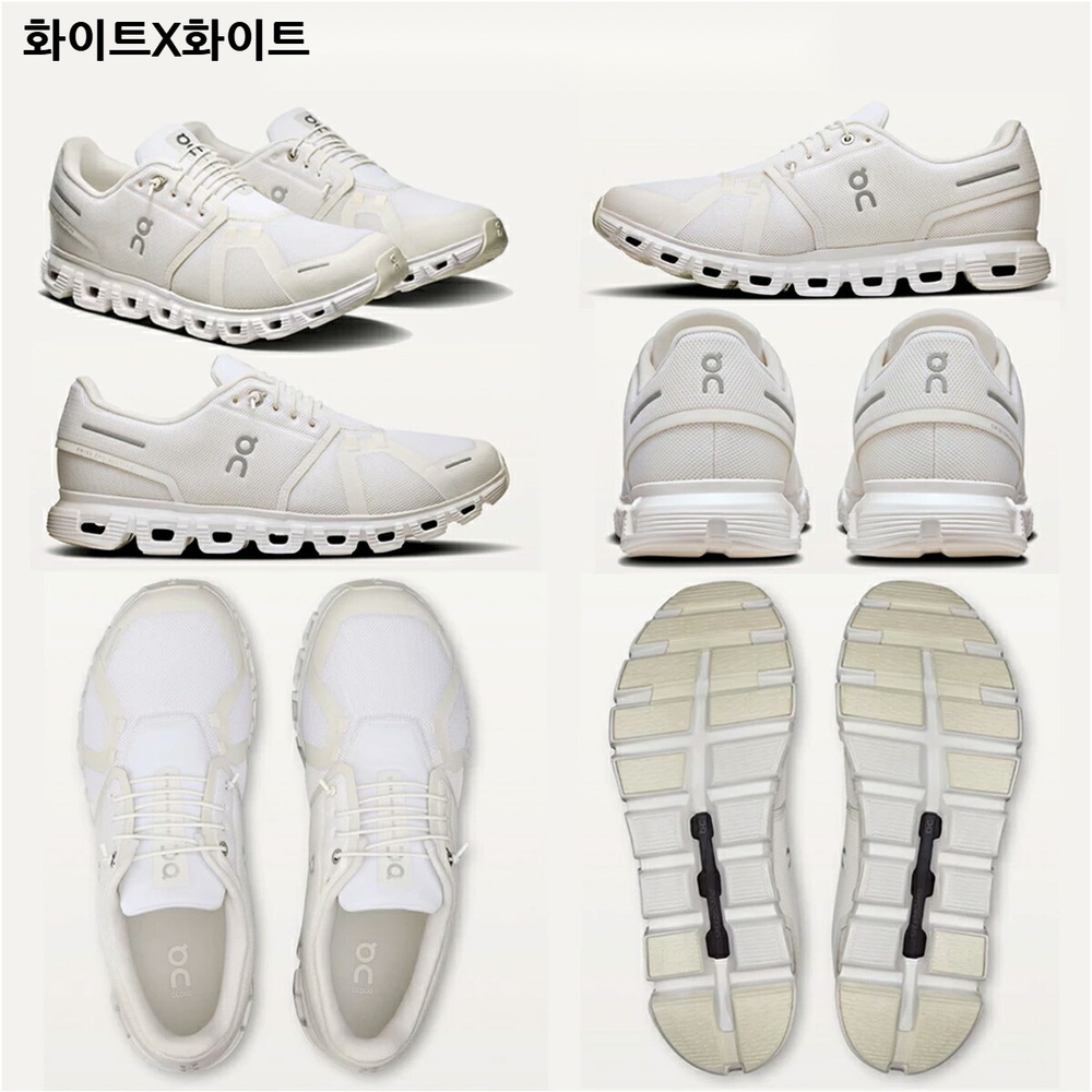 온 러닝 클라우드6 남성 로우컷 러닝화 운동화 3MF1007 미드나이트/화이트 280 - 상세 이미지 4