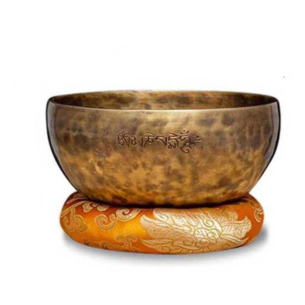 티벳 싱잉볼 명상 요가용 진동 사운드 테라피 볼 21x8cm - 상품 이미지