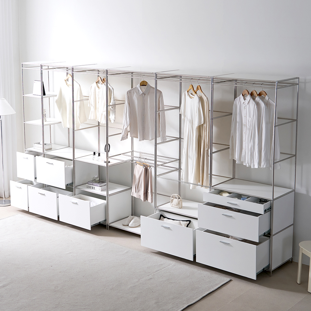 세렌핏 모듈 미드센츄리 옷장 서랍장 멀티 시스템 헹거 400