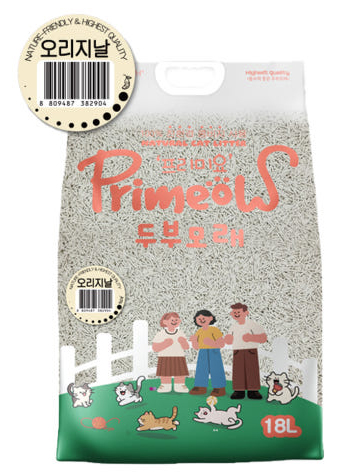 프리미요 두부모래 오리지날 18L 6.4kg 1개 - 상품 이미지