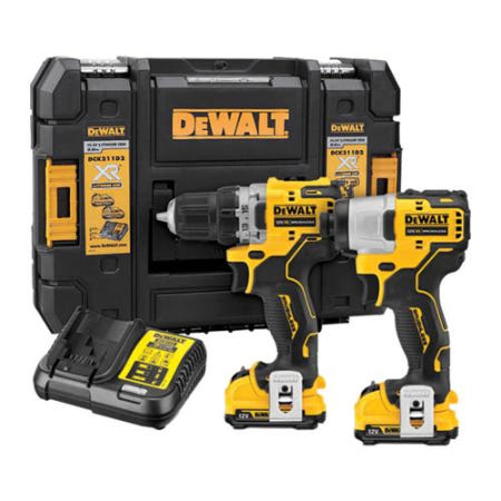 디월트 충전콤보세트 DCK2110D2T 12V/2.0Ah BL