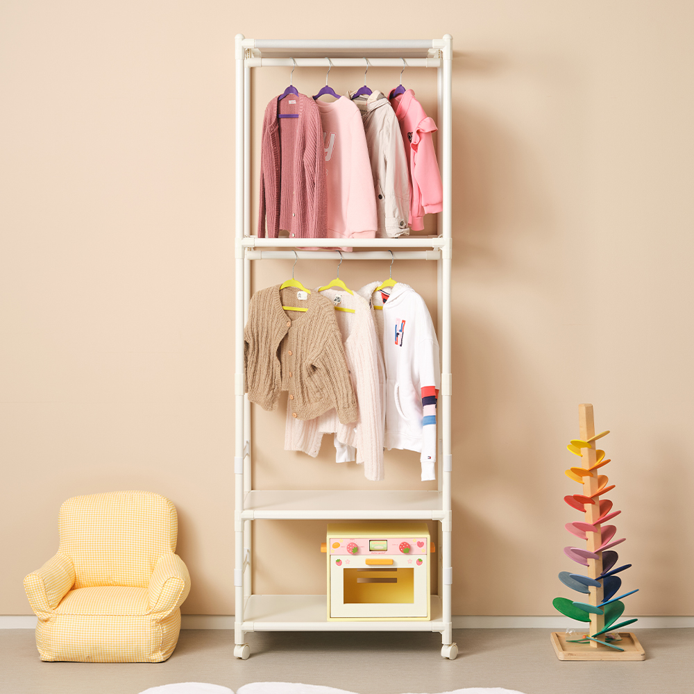 아기 행거 유아행거 다걸어 3단