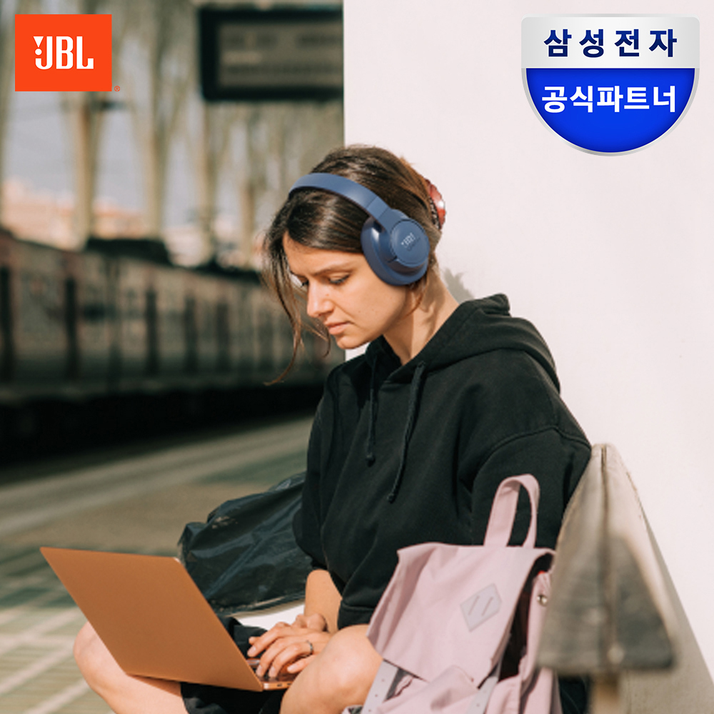삼성공식파트너 JBL T770NC 노이즈캔슬링 블루투스 헤드셋 무선헤드폰 블루