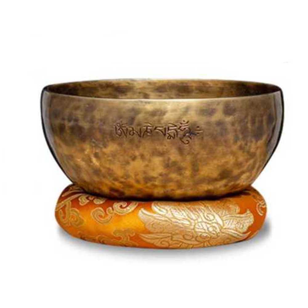 티벳 싱잉볼 명상 요가용 진동 사운드 테라피 볼 21x8cm - 상세 이미지 3