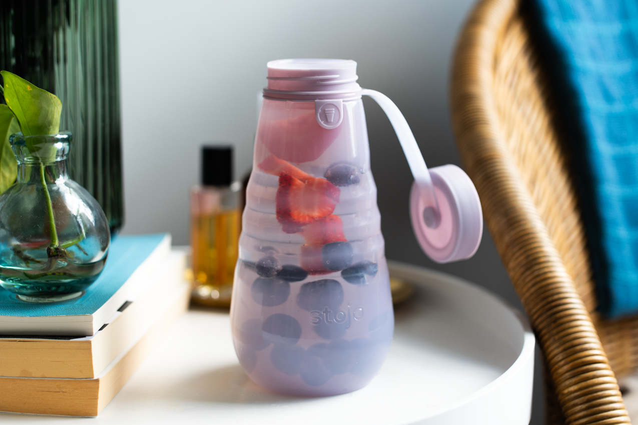 스토조 접이실 실리콘 텀블러 보틀 컬렉션 590ml, 젤리 아쿠아마린 - 상세 이미지 5