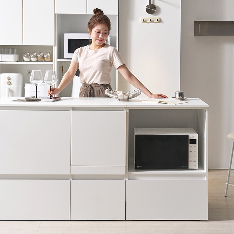 e스마트 루네뜨 전자레인지선반 서랍 수납 광파오븐 렌지대 600