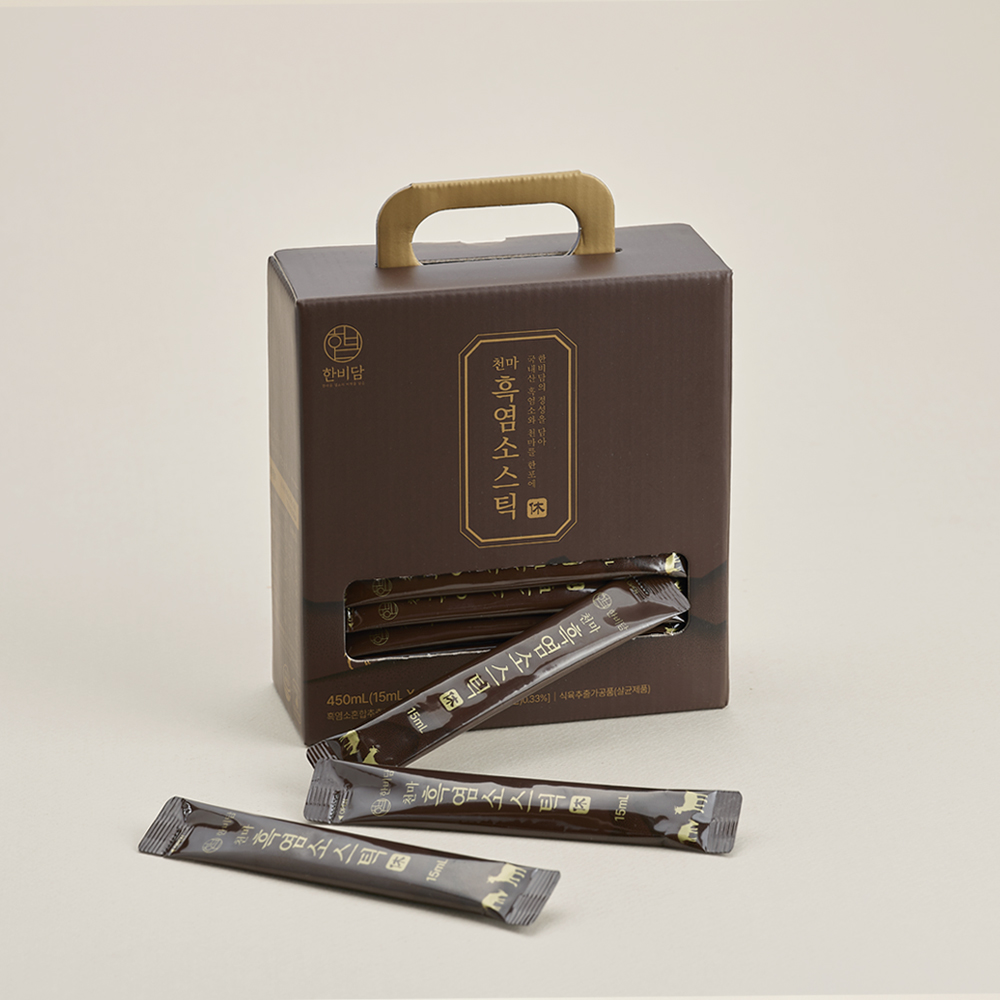 한비담 천마 흑염소진액 스틱 휴 엑기스 즙 흙염소 효능 어린이 부모님 15ml 30포 - 상세 이미지 5