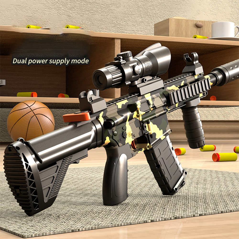 은인토이 너프건 M4 엠포 M416 스펀지총 장난감 수동 이미지 6
